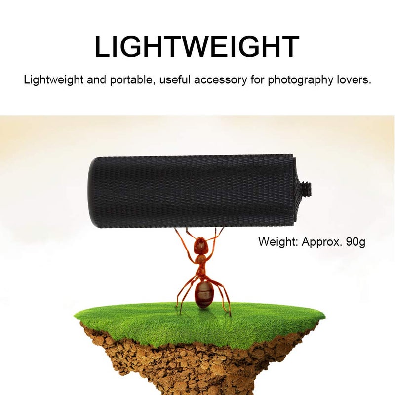 Tangxi Tripod Extension Rod, 1/4" Screws Desk Stabilizer Accessory - Adjustable Telescopic Pole for Monopod With Screws - Image 3